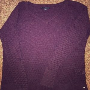 Purple/Maroon American Eagle Sweater